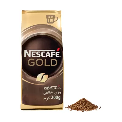 قهوه فوری گلد نسکافه پاکتی ۲۰۰ گرم
